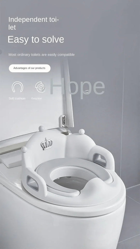Baby and Child Toilet Seat Ring Female Baby and Little Boy Cushion Bedpan Cover Children's Toilet Household Auxiliary Toilet Aimak Store