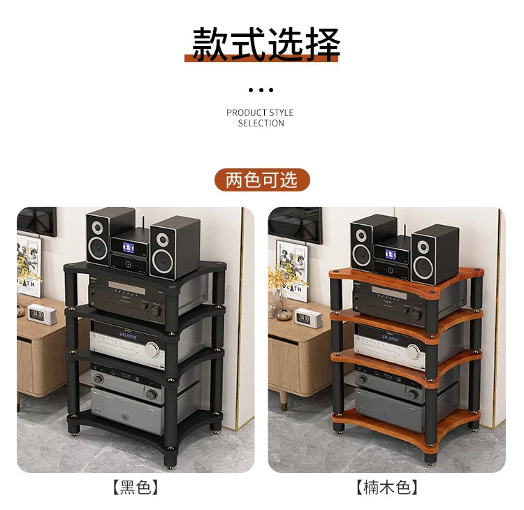 HiFi amplifier rack cabinet shock mount removable CD player video audio equipment metal tripod Desktop tripod stand speaker Aimak Store