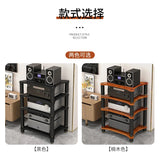 HiFi amplifier rack cabinet shock mount removable CD player video audio equipment metal tripod Desktop tripod stand speaker Aimak Store