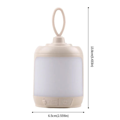 1PCS Genuine Mini LED Camping Atmosphere Light Portable ABS Tent Lamp USB Rechargeable Waterproof for Outdoor Hiking Travel