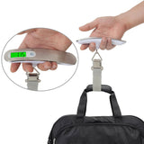 110lb/50kg Portable Electronic Hand Luggage Scale LCD Digital Display Balance Scale Suitcase Travel Weighs Baggage Weight Tool Aimak Store
