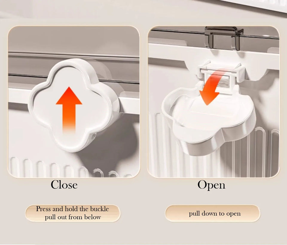 Art Craft Organizer Storage Box with 3 Layers Plastic Tool Box with Handle for Sewing Cosmetic Storage Box Portable Medicine Box Aimak Store