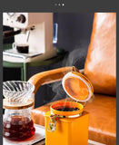 1.1L Storage Bottle Coffee Powder Sugar Container Airtight Can Holder Canister with Valve Household Food Storage Container Aimak Store