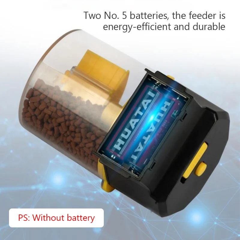 Automatic Fish Tank Feeder Intelligent Timing Automatic Feeder Aquarium Goldfish Feeder Large Capacity Goldfish Aquarium Feeder Aimak Store