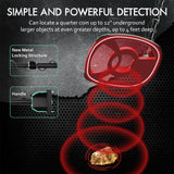 2024 New Underground Metal Detector Gold LCD Search Target ID Max Depth Treasure Hunting PinPointer Waterproof Locate Model Aimak Store