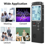 16GB/32GB/64GB Voice Recorder USB Professional 96h Dictaphone Noise Reduction Digital Audio Voice Recording with WAV,MP3 Player Aimak Store