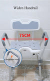 Adult bath chair Bathroom Chair Shower Seat Adjustable Height Shower Chair for Senior Bath Chair for Elderly Bathroom Stool Aimak Store