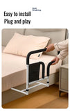 Bedside Guardrail for Elderly/Pregnant Women, Stainless Steel Bed Side Rail Protection Device, Adult Bed Handrail for Most Bed Aimak Store