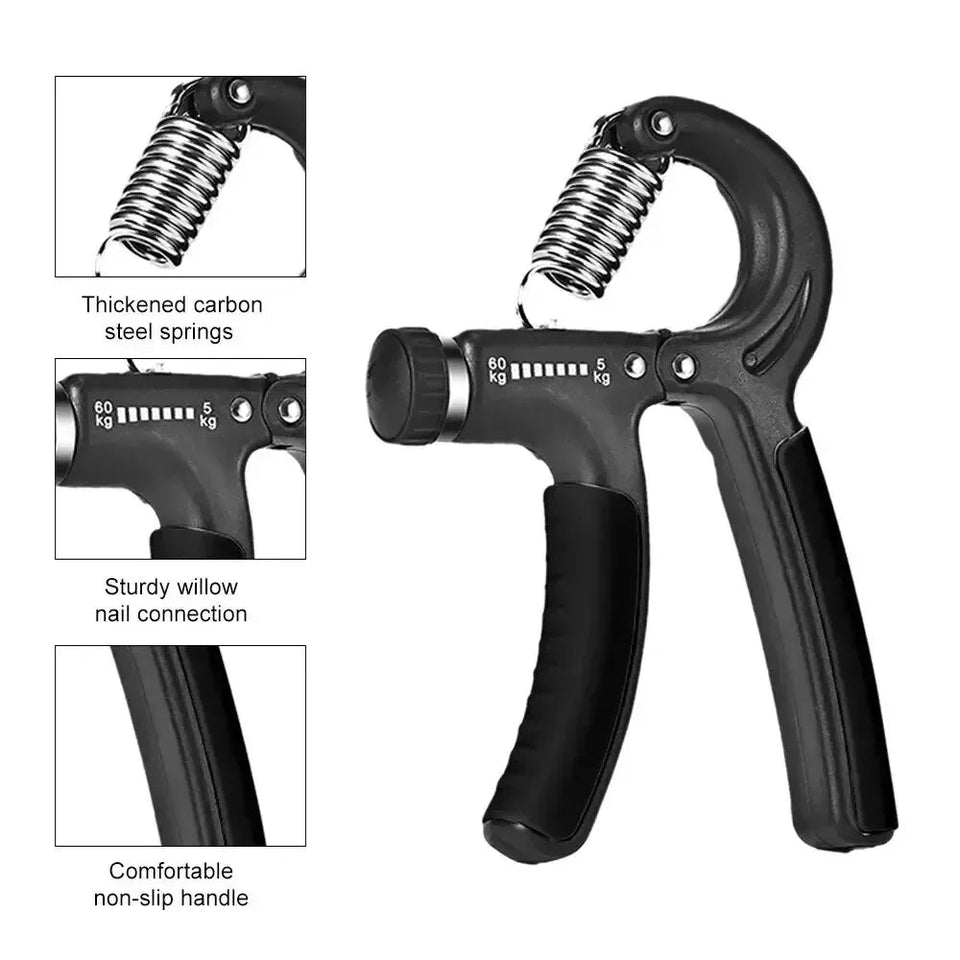 Grip Strength Trainer, Hand Squeezer Adjustable Resistance, Hand Grip Strengthener for Muscle Building and Injury Recovery Aimak Store