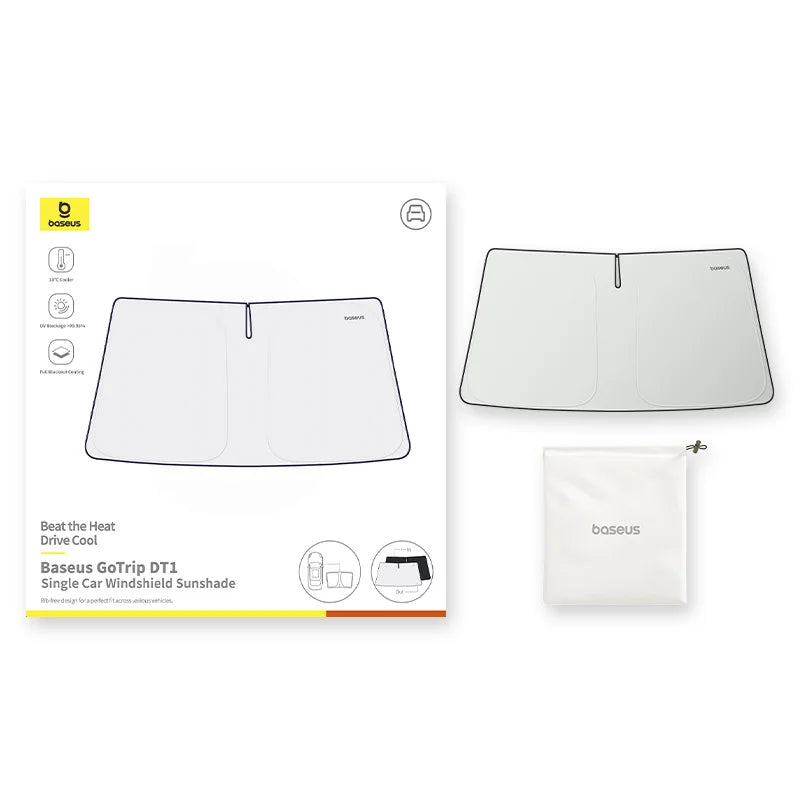 Baseus DT1 Car Sunshade Windshield Cover Folding Car Front Window UV Sun Protection for Summer Sun Shade Curtain Protector Aimak Store