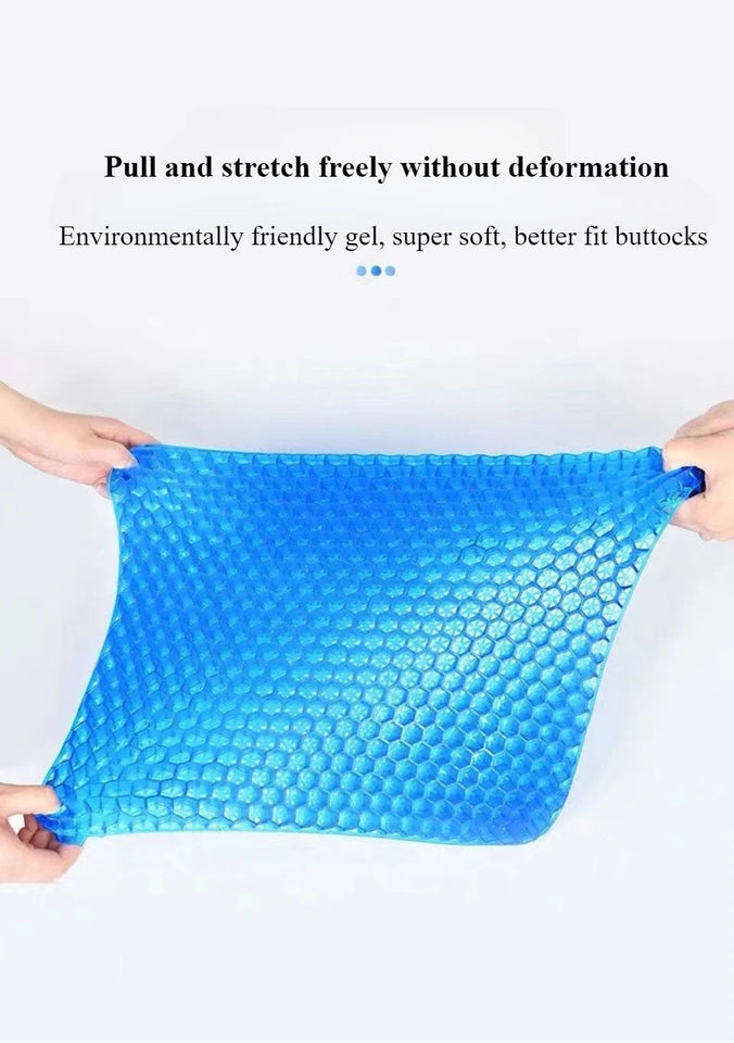 Gel Seat Cushion Summer Breathable Honeycomb Design For Pressure Relief Back Tailbone Pain Aimak Store