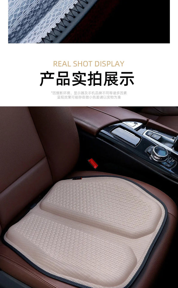 Car Gel Cooling Seat Cushion 3D Honeycomb Cool and Breathable Cool Ice Silk Car Home Office Chair Cushion Car Accessories Aimak Store