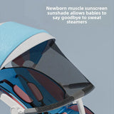 Ultra-light Foldable Baby Stroller Child High Viewpoint Sit-Lie Baby Pushchair Infant Pram Toddler Walker Kids Wheelbarrow Aimak Store