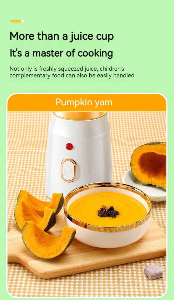 New Portable Automatic Juice Press Fruit Juice Blender USB Rechargeable Wireles Mini Juice Press Kitchen Tools Baby Food Blender Aimak Store