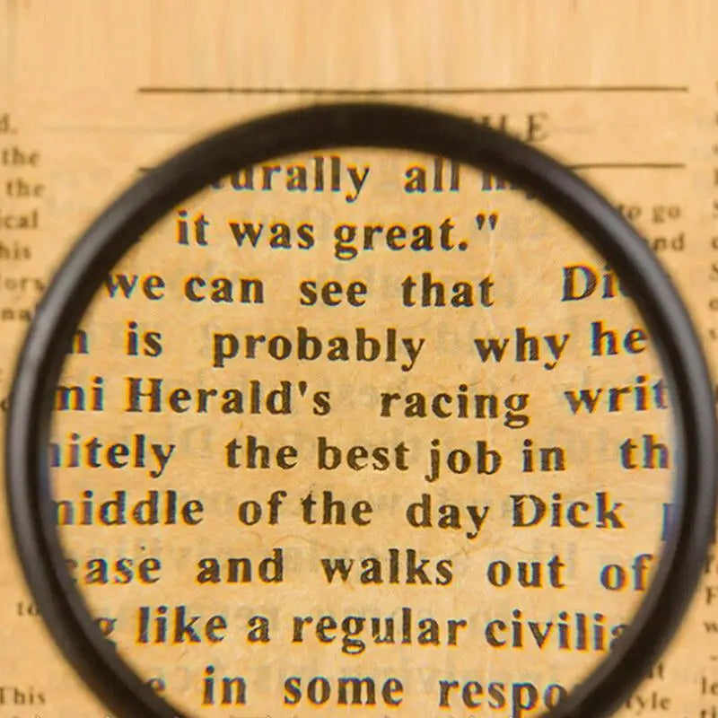 10X Mini Pocket Folding Magnifier High Quality Glass Lens Portable Jewelry Magnifier Old Man Reading HD Glasses Magnifier Aimak Store