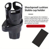 Car Cup Holder Expander For Car Adapter Adjustable Multifunctional Dual Cup Holder With Phone Holder Aromatherapy Organizer Aimak Store