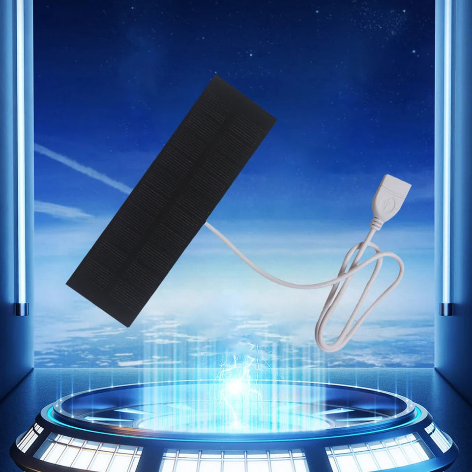 USB Solar Panel Charger Portable Battery Mobile Phone Charging Bank Charging Panel Solar Battery Charger for Phones Power Banks Aimak Store