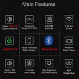 Salange P35 Android 10 Projector WIFI Portable MINI Video Beamer Smart TV 1280*720dpi for Game Movie Home Cinema 1080P 4K Video Aimak Store