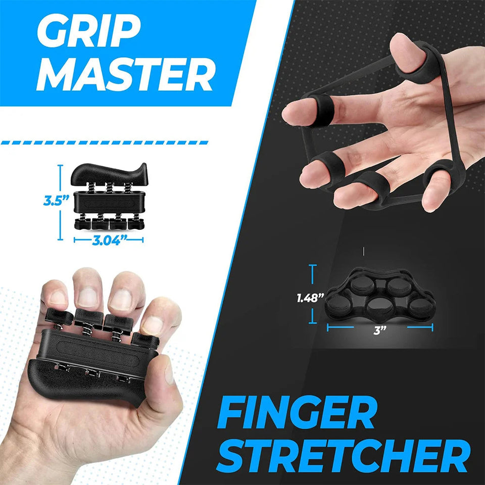 Adjustable Grip Strength Trainer Wrist Finger Exerciser Hand Grip Strengthener Muscle Building Injury Recover Expander Kit Aimak Store