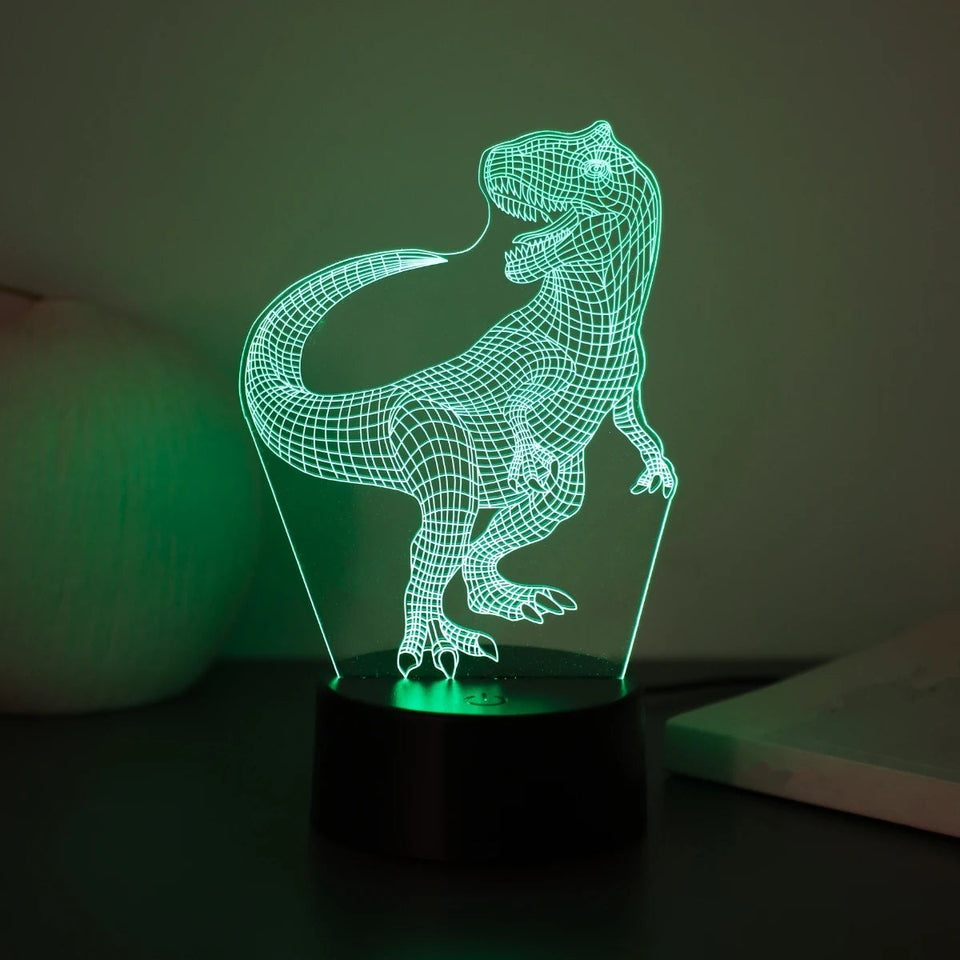 3D Creative Fantasy Dinosaur Night Light USB Home, Bedroom, Living Room, Sleep, Office Light Decorative Light, Gift Light Aimak Store