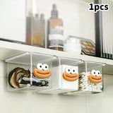 Transparent Bathroom Cotton Stick Makeup Cotton Bathroom Pull-Out Storage Drawer Style Storage Box Under The Mirror Cabinet Aimak Store