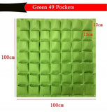 NEW Wall Hanging Pockets Planting Bags Flower Pot Home Garden Grow Bag Garden Planter Vertical Suculentas Plant Pot Home Decor Aimak Store