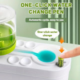 Paint Brush Cleaner Watercolor Brush Rinser with Drain Cleaner Rinse Cup Paint Water Dispenser Oil Paint Brush Cleaner Aimak Store