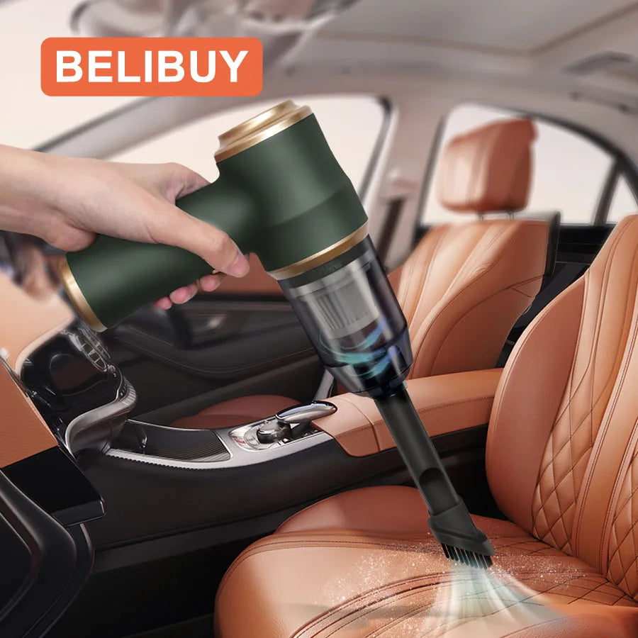 BELIBUY Wireless Car Vacuum Cleaner for Cleaning Bedroom Carpets Portable High Power Function Home Appliance Cleaning Machine Aimak Store