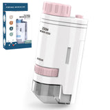 60-200x Pocket Microscope Electric Mini Microscope with LED Light High Definition Children Microscope for Observation Learning Aimak Store