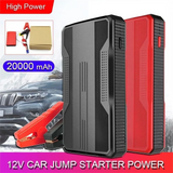 20000mAh High Power Car Battery Jump Starter Portable Car Battery Booster Charger Booster Power Bank Starting Device USB Port Aimak Store