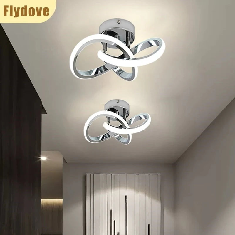 Nordic Minimalist LED Strip Corridor Ceiling Light Creative Living Room Balcony Bedroom Home Decoration Lighting Fixtures Aimak Store