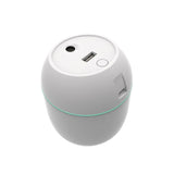 USB Portable Air Humidifier 250ML Essential Oil Diffuser 2 Modes Auto Off with LED Light for Home Car Mist Maker Face Steamer Aimak Store