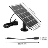 8W 5V Solar Panel Charger Type-c/DC5521 Solar Panel Kit IPX6 Waterproof Outdoor Solar Charger for Security Camera/Home Light Aimak Store