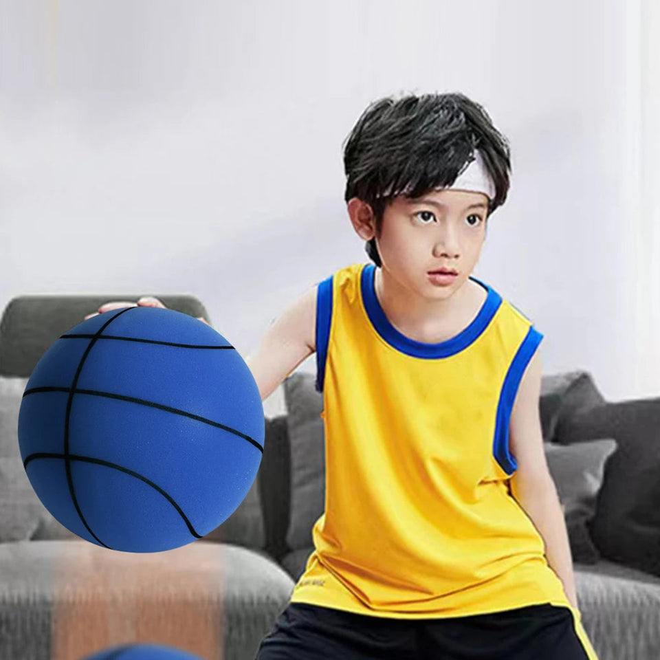 18cm Silent Basketball Quiet No Noise High Density Soft PU Foam Squeezable Ball Indoor Mute Bouncing Basketball Kids Sports Toys Aimak Store