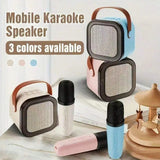 K12 Karaoke Machine Portable Bluetooth 5.3 PA Speaker System with 1-2 Wireless Microphones Home Family Singing Children's Gifts Aimak Store