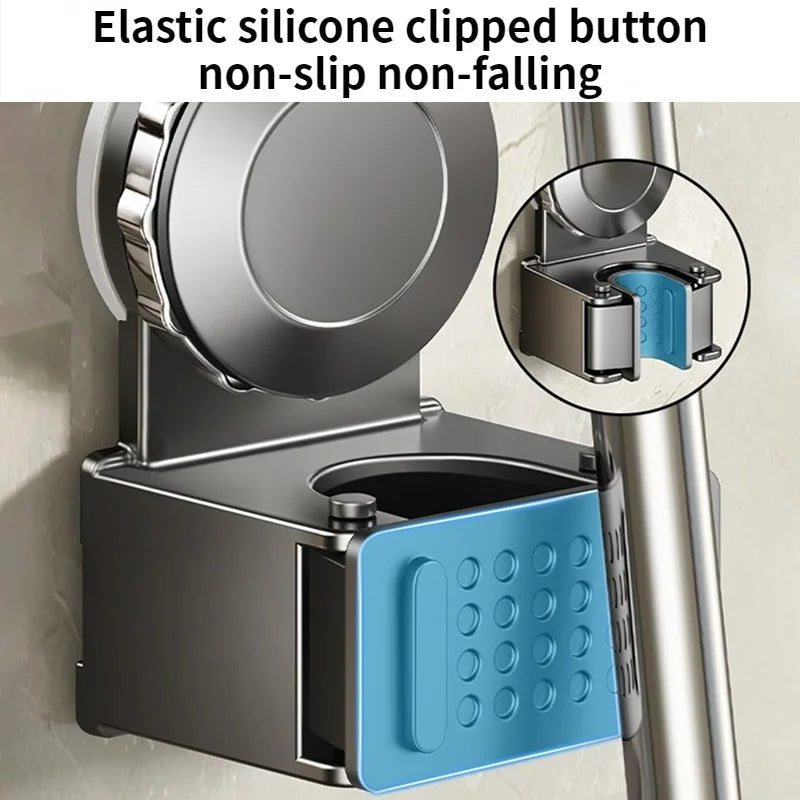 No Need To Drill Suction Cup Wall-mounted Suction Cup Mop Clip, Bathroom Mop Storage Rack, Bathroom Household Strong Mop Hook Aimak Store