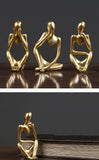 3pcs/set Abstract Thinker Statue Resin Sculpture Micro Thinker Figure European Office Home Decoration Accessories Aimak Store