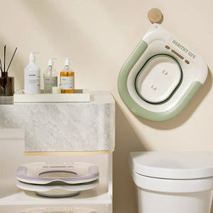 Ergonomic Foldable Toilet Sitz Bath, Soaking Basin Portable Design, for Pregnant Women and Hemorrhoid Patients Treatment Care Aimak Store