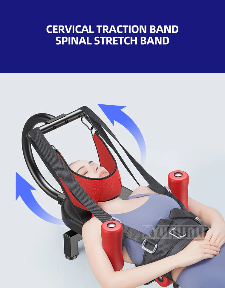 Lumbar Spine Stretcher Spinal Traction Home Height Increasing Fitness Spinal Traction Device Inverted And Soothing Bed Aimak Store
