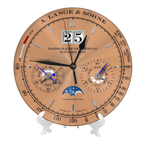 Lange & Sohne Datograph Dial Clock Wall Clock Modern 3D for Home Office Hotel Restaurant School Decoration Aimak Store
