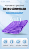 Gel Seat Cushion Summer Breathable Honeycomb Design For Pressure Relief Back Tailbone Pain - Home Office Wheelchair Chair Cars Aimak Store