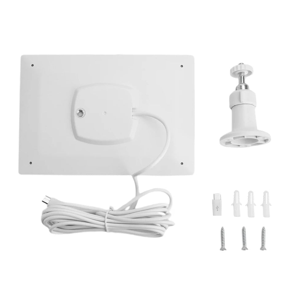 8W 5V Solar Panel Charger Type-c/DC5521 Solar Panel Kit IPX6 Waterproof Outdoor Solar Charger for Security Camera/Home Light Aimak Store