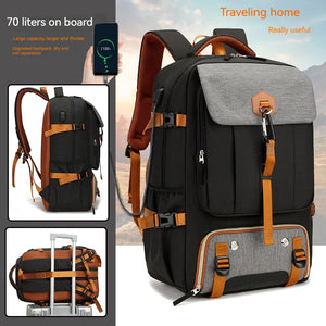 Outdoor backpack for travel, 50L waterproof camping backpack for women and men, backpack with shoe compartment Aimak Store