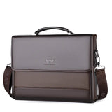 Square Side Crossbody Bag Document Leather Executives Briefcases for Men Designer Business Tote Bag Wallet Shoulder Handbag Aimak Store