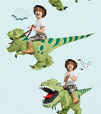 Animal Cartoon Riding T-Rex Inflatable Costume Nursery Kids Dinosaur Role Playing Game Adult Kids Chasing Game Birthday Gift Aimak Store