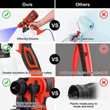 800W Electric Spray Gun Cordless Paint Sprayer 900ml High Power Electric Paint Gun for Furniture Cabinets Fence Walls Door Aimak Store