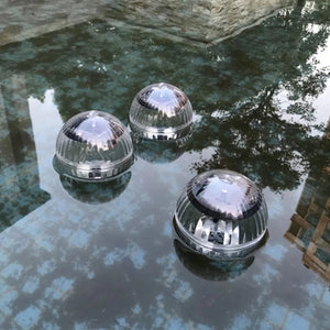 Led Solar Floating Lamp Swimming Pool Ball Solar Panel Powered Pond Drift Waterproof Glow Show Disco Color Changing light Aimak Store