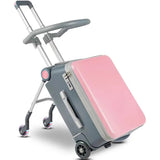 Children's Suitcase with Seat Design Kids Multi-functional Stroller Suitcase Riding and Sitting Carry on Luggage for Travel Aimak Store