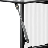 Wall Mount Cabinet 33.5*11in Balcony Kitchen Wall Cabinet with Flip-Up Door Living Room Bedroom Storage Cabinet Wall Cabinet Aimak Store