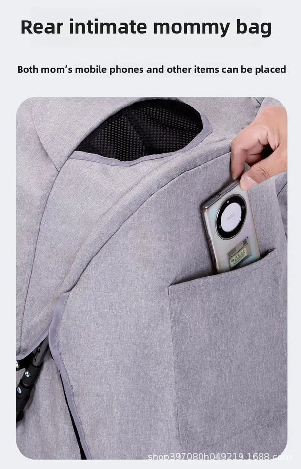 Twin Baby Stroller Can Sit and Lie Down Lightweight Stroller Two Children Outdoor Skate Baby Gods Double Seat Folding Stroller Aimak Store